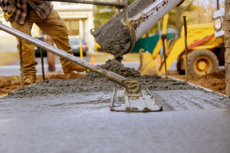 Cement Patio Pouring