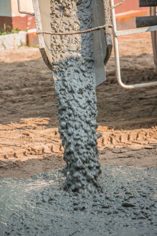 Pouring Cement